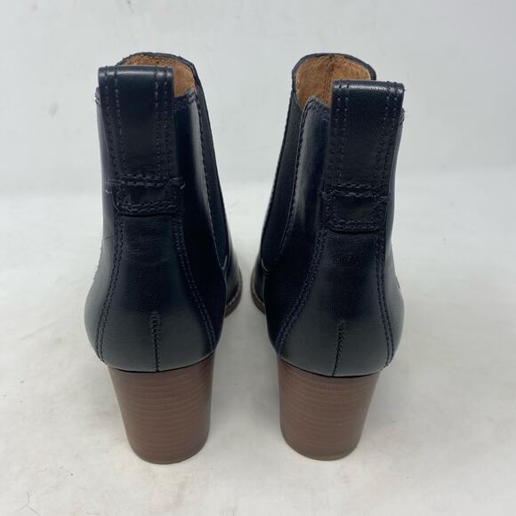 Madewell The Regan Boot Heels Black Leather Womens Size 5.5 - Picture 5 of 8